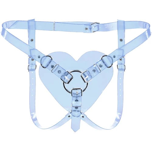 Трусики Серце для страпону Feral Feelings - Hearts Strap-on Belt Trasparent: undefined undefined