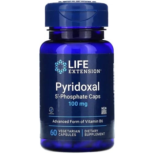 Life Extension Pyridoxal 5'-Phosphate 100 mg 60 Veggie Caps