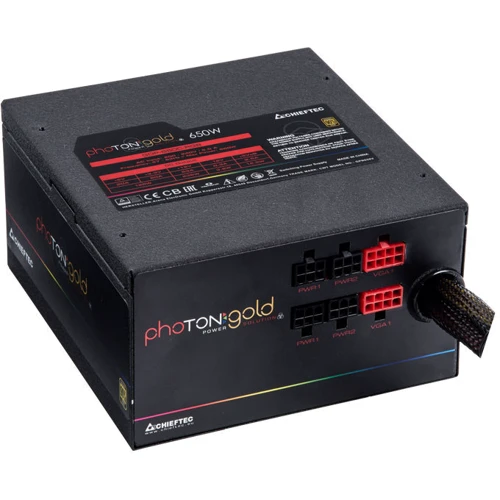 Блок питания Chieftec Photon Gold 750W (GDP-750C-RGB): Мощность, Ватт 750