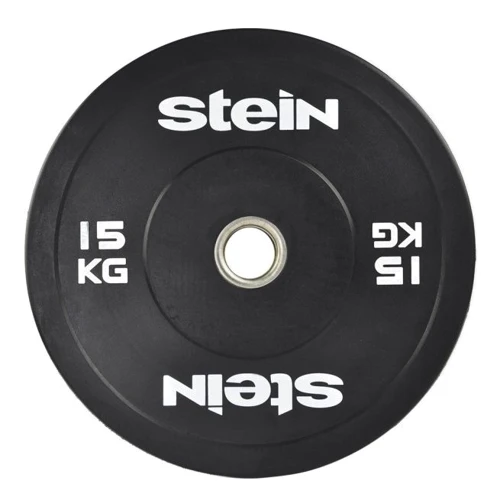 Блин для штанги и гантели Stein 15 кг бамперный (IR5200-15)