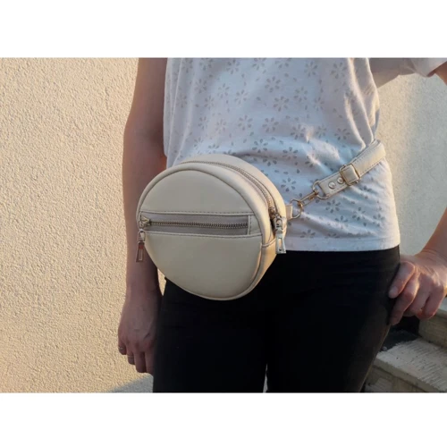 Женская поясная сумка Sambag Cycle 0SO бежевая (84119031)