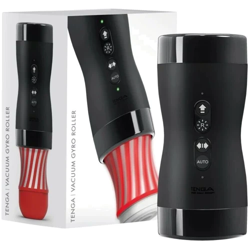 Автоматический мастурбатор Tenga VACUUM GYRO ROLLER, ротация и вакуум, совместим с Tenga Cup