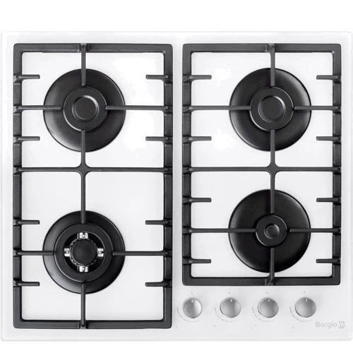 Варочная поверхность газовая Borgio 6192-15 (White Glass) FFD