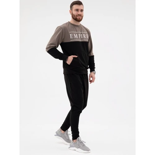 Спортивный костюм ISSA PLUS SG-19 50 черный/хаки: Состав Хлопок, Полиэстер