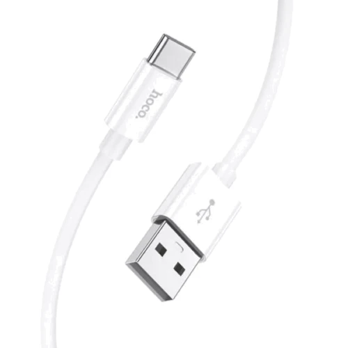 Кабель Hoco USB Cable to USB-C 3A 1m White: Довжина 1 м