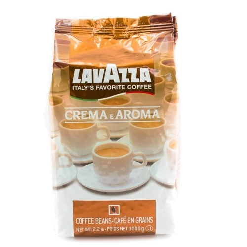 Кофе Lavazza CREMA e Aroma, 1 кг (В зернах) (NP1005): Вид напитка кофе в зернах