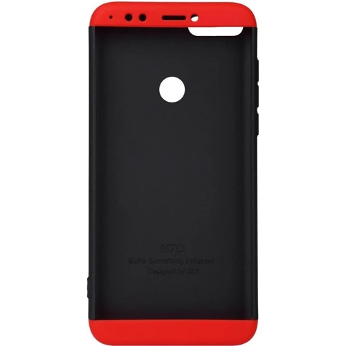 Чехол для телефонов BeCover Case 360° Super-protect Black/Red for Huawei Y7 Prime 2018 (702249)