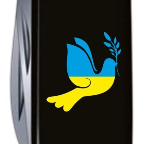 Мультитул Victorinox Spartan Ukraine 91мм/12 функций/черный /Голубь Мира (1.3603.3_T1036u): Количество инструментов 12