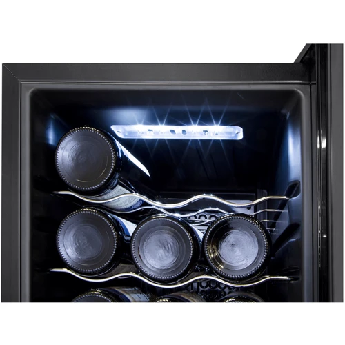 Винна шафа Philco PW15KF: Матеріал полиць металл