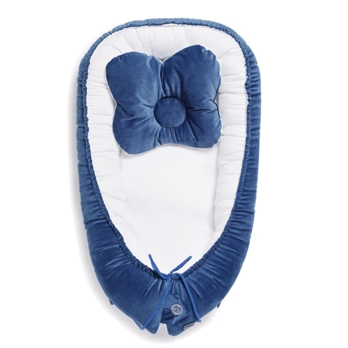 Кокон-позиционер Twins Velvet 9064-TV-09 dark blue голубой