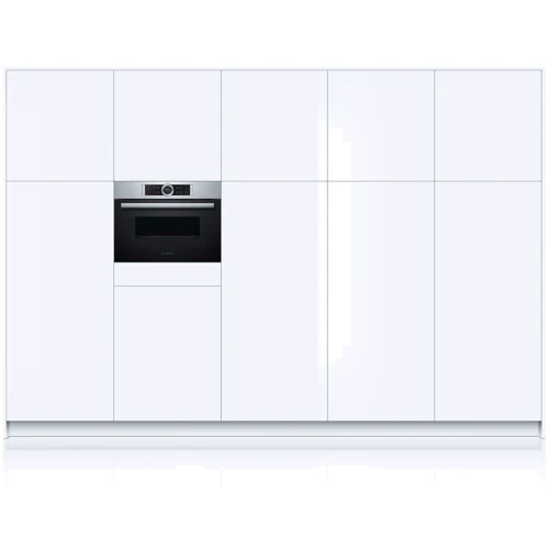 Духовой шкаф электрический Bosch CMG633BS1: Количество стекол дверцы 3