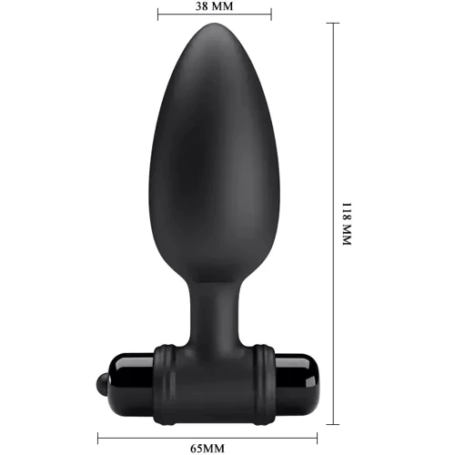 Анальный стимулятор с вибрацией Pretty Love Vibra Butt Plug II, BI-040107