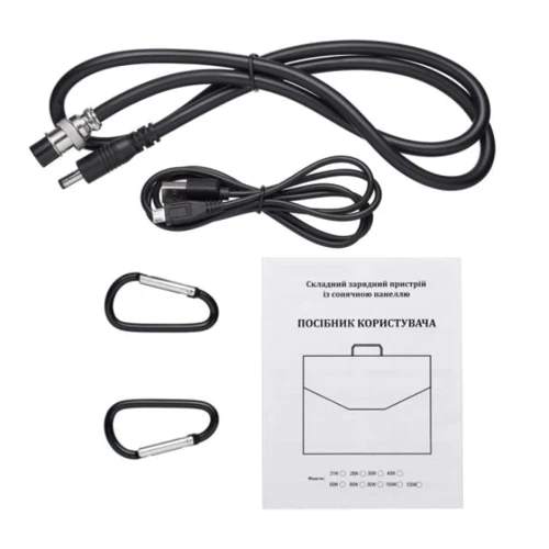 Солнечная панель Квант PSB-40W 2USB 5 вольт + DC 18 вольт: Тип подключения Проводное