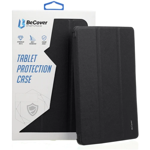 Аксессуар для iPad BeCover Case Book Soft Edge with Pencil mount Black (706810) for iPad 10.2" (2019-2021): Материал искусственная кожа