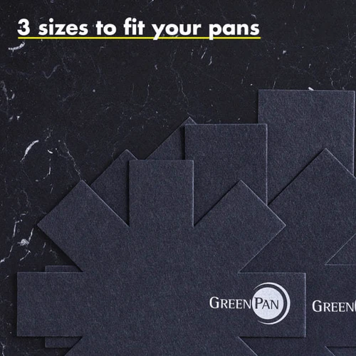 Набір вкладок для сковорідок GreenPan 3 шт. чорний (CC002582-001)