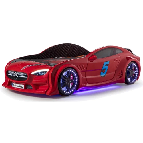 Детская кровать машина Fantasy Mersedes GT красная