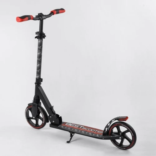 Самокат алюмінієвий Best Scooter червоний (41775): Конструкція рами складная