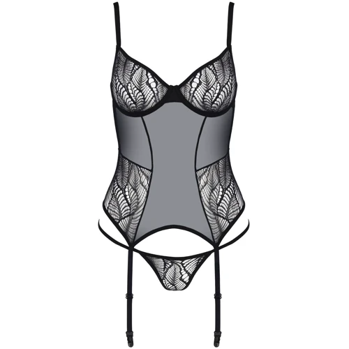 Корсет ECO Passion LEAFA CORSET black XXL/XXXL