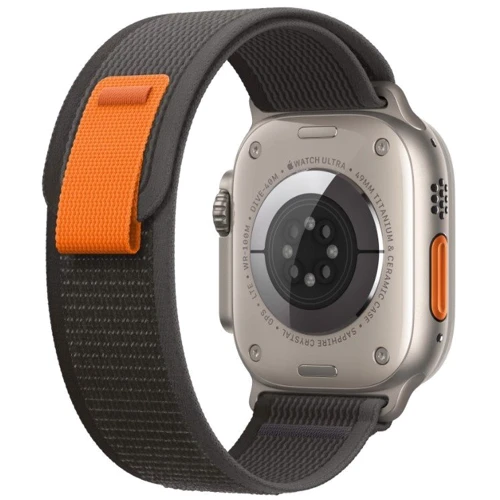 Аксесуар для Watch Apple Trail Loop Black/Gray Size S/M (MQEP3) для Apple Watch 44/45/49mm: Тип аксесуара ремешок