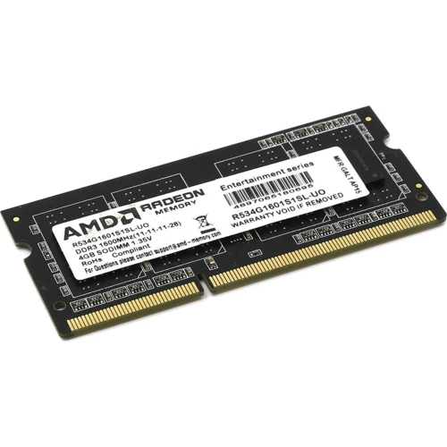 AMD 4 GB SO-DIMM DDR3L 1600 MHz (R534G1601S1SL-U)