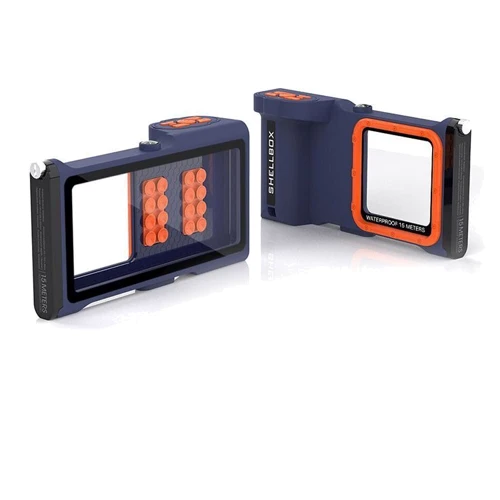 Чохол для iPhone Shellbox QSK-3 Waterproof Diving Case Bluetooth Blue: Матеріали поликарбонат и полиуретан