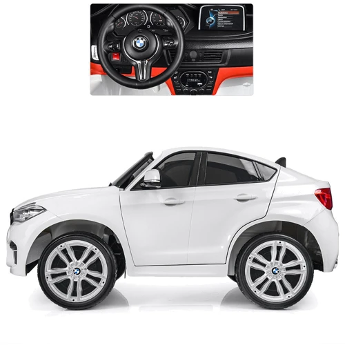 Детский электромобиль Джип Bambi Racer BMW, белый (JJ2168EBLR-1): Максимальная скорость, км/ч 7