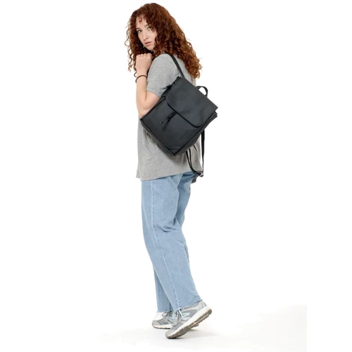Жіночий рюкзак Sambag Loft MZN чорний (22200001): Стать Женский