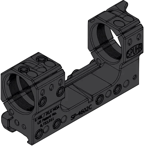 Моноблок Spuhr SP-4602C Gen3 Ø34 H38mm/1.5" 6 MIL/20.6 MOA Сплав Picatinny (SP-4602C)