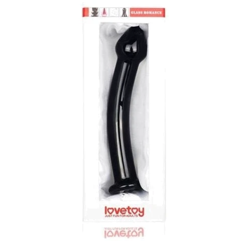 Фаллоимитатор LoveToy Glass Romance 7.5" Black
