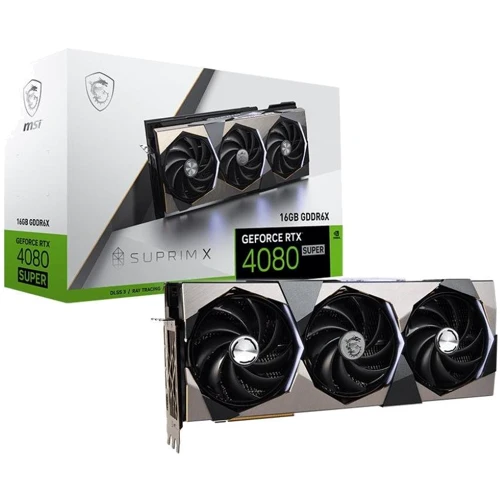 Видеокарта MSI GeForce RTX 4080 SUPER 16G SUPRIM X: Тип памяти GDDR6X