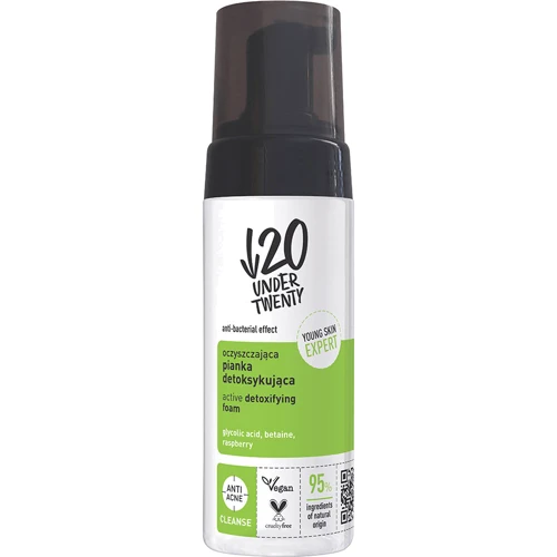 Under Twenty Anti! Acne Active Detoxifying Foam Очищающая детокс-пенка для лица 150 ml