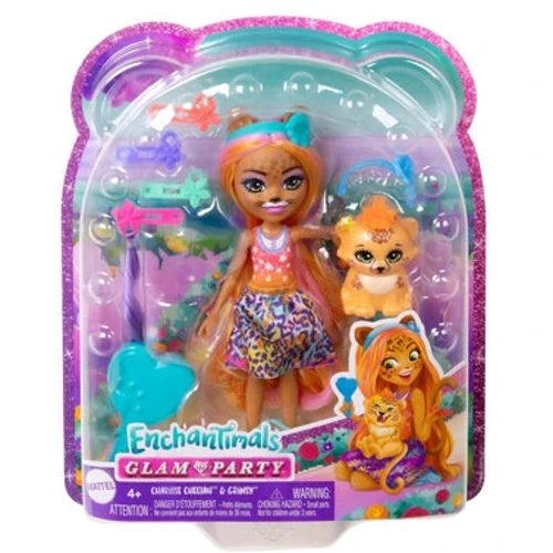Лялька Enchantimals Гламурні зачіски Гепарда Черіш (HNV30): Висота, см 15