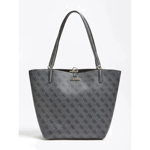 Жіноча сумка Guess Alby Toggle Tote темно-сіра (HWSA7455230-CBL)