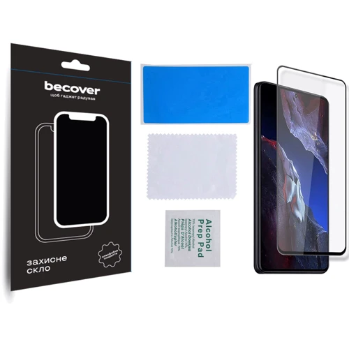 Аксессуар для смартфона BeCover Tempered Glass Black for Poco F5 Pro (709744)