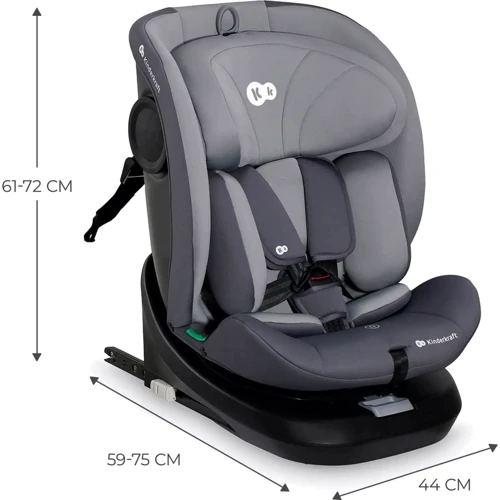 Автокресло Kinderkraft i-Grow i-Size Grey (KCIGRO00GRY0000) фото 7