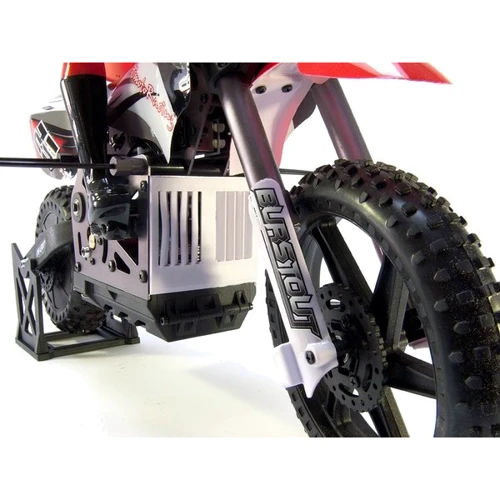 Радиоуправляемая модель Мотоцикл Himoto (1:4) Burstout MX400 Brushed (зеленый) (MX400g): Привод Задний