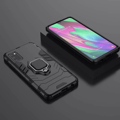 Аксессуар для смартфона Mobile Case Transformer Ring Soul Black for Samsung A415 Galaxy A41: Пленка в комплекте нет