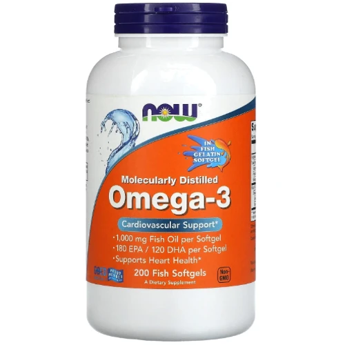Now Foods Omega-3 180 EPA/120 DHA Омега-3 200 гелевых капсул