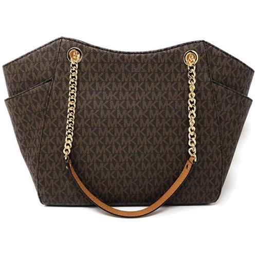 Женская сумка тоут Michael Kors темно-коричневая (192877938477): Тип Сумки