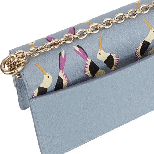 Женская сумка кросс боди Furla 1927 Mini Crossbody 20 Bafkaco голубая (BAFKACOA.00210ER00): Фактура Матовая, Зернистая