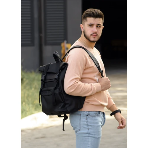 Мужской рюкзак Sambag RollTop 0SH2 черный (24231001m): Страна производитель Украина