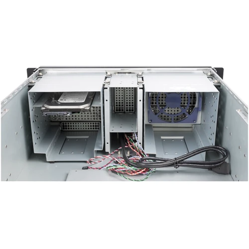 Корпус Chieftec UNC-411E-B-OP: Материал передней панели сталь