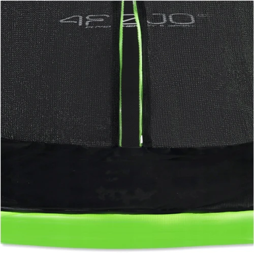 Батут 4FIZJO Premium 12FT 374 см Black/Green с внутренней сеткой (4FJ0605) фото 3