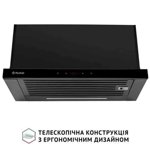 Вытяжка Perfelli ISEO 6PSF NERO: Тип монтажа Встраиваемый