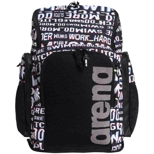 Рюкзак Arena Team Backpack 45 Allover черно-белый (002437-122): Фактура Матовая, Тканая