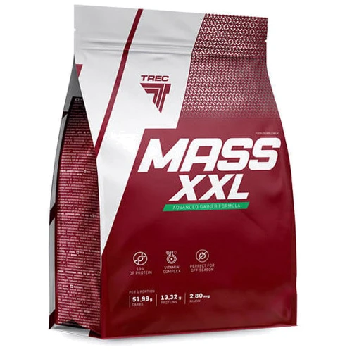

Trec Mass Xxl 3000 g /42 servings/ Strawberry