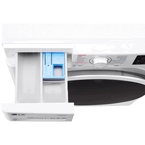 Стиральная машина LG F2J6HG0WR: Загрузка белья (стирка), кг 7