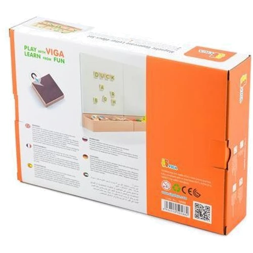 Набір магнітних літер Viga Toys Великі 40 шт (50588)