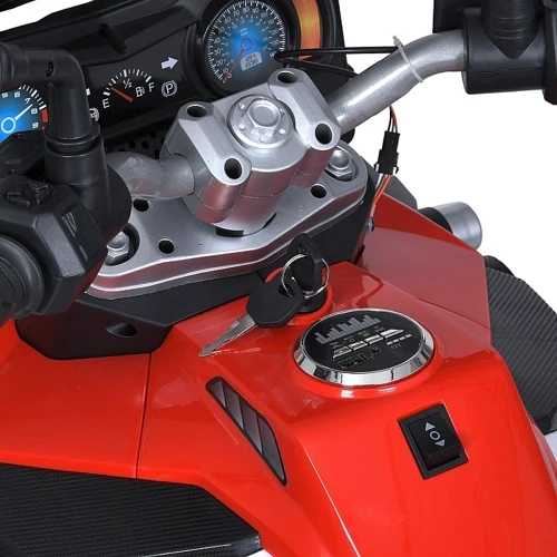 Детский электромотоцикл Bambi красный (M 5074EL-3)