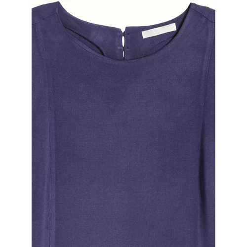 Платье H&M 4311014 50 синее повседневное до середины бедра: Состав Вискоза